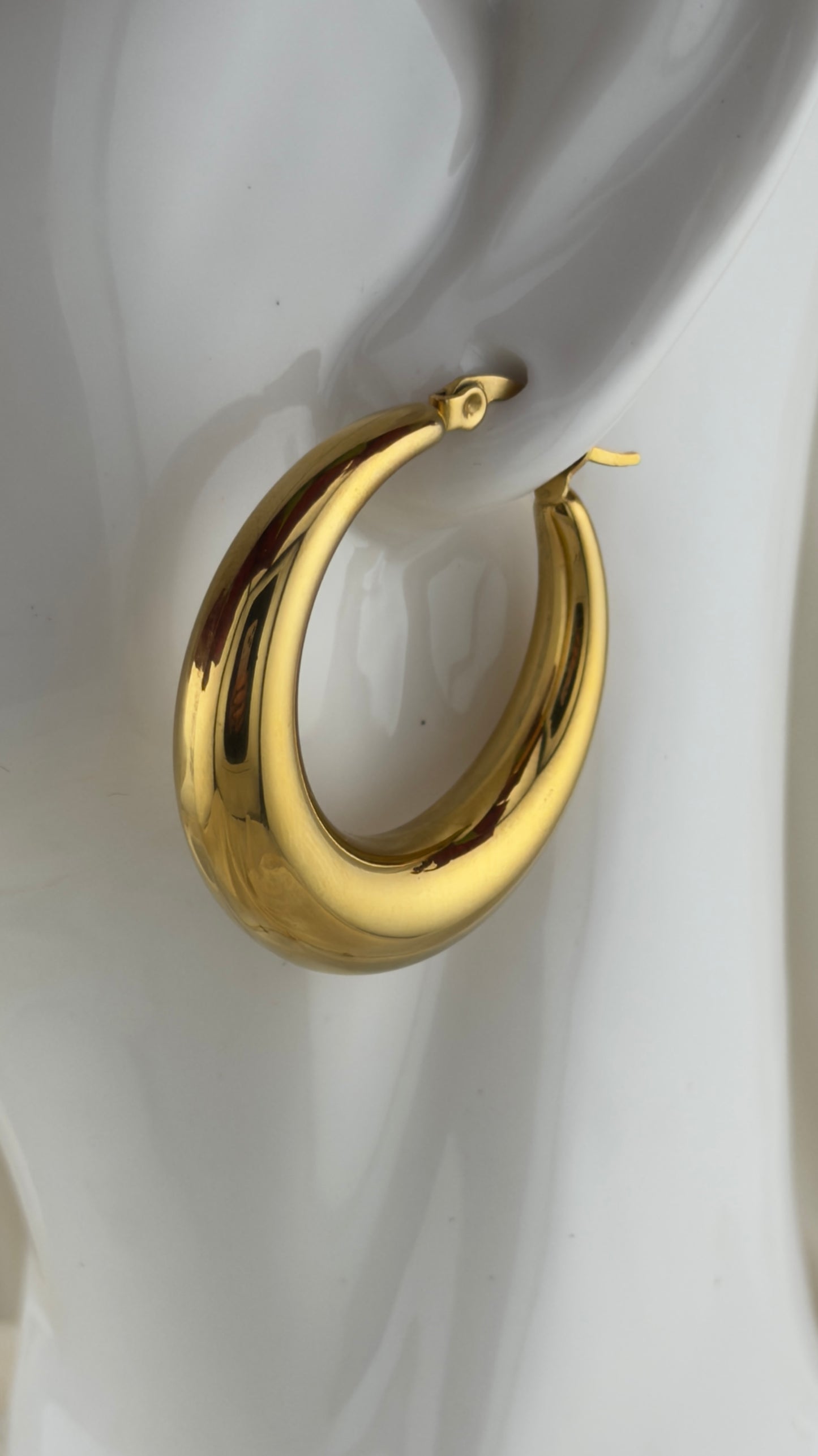 Boucles d’oreilles Giulia - créoles acier inoxydable